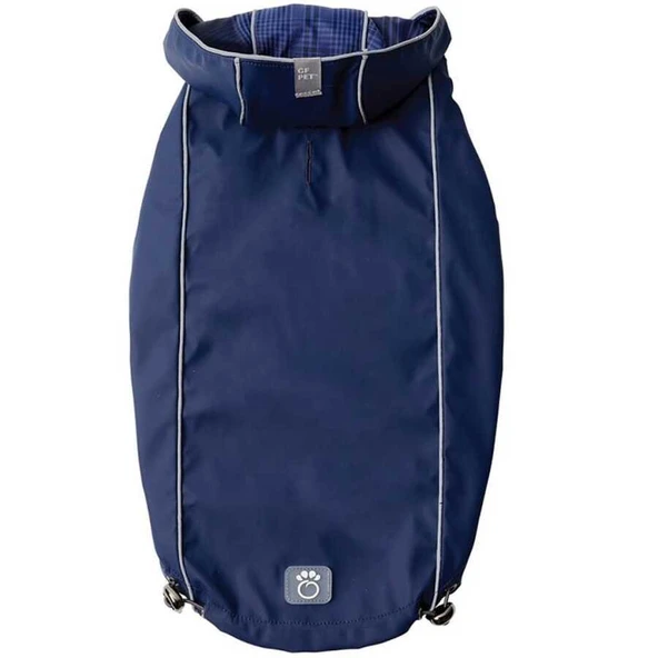 GF PET Çift Taraflı Kapşonlu Köpek Yağmurluğu Lacivert XSmall ürün görseli 1