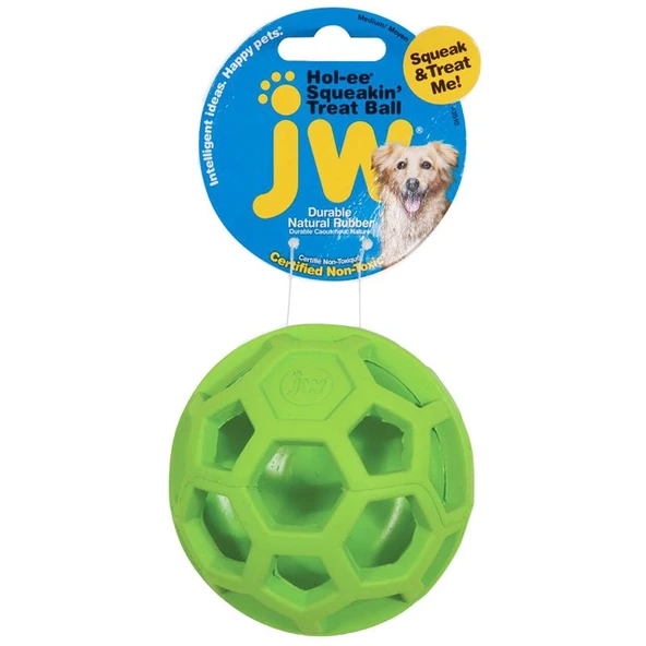 JW Treat N Squeak Köpek Ödül Topu 8,9X8,9xX8,4 Cm ürün görseli 1