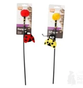 Karlie Uğur Böceği Kedi Olta Oyuncak ürün görseli 1