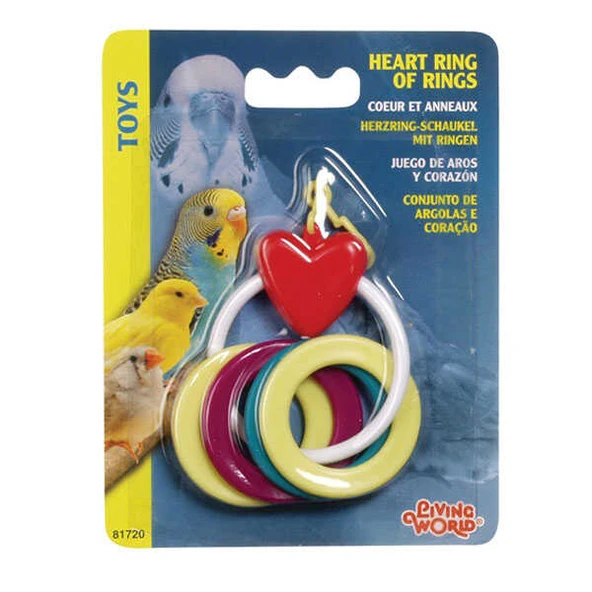 Living World Halkalı Plastik Kuş Oyuncağı ürün görseli 1