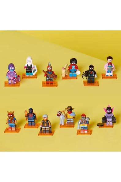® Minifigures Örümcek Adam: Örümcek Evrenine Geçiş 71050- 5+ Çocuklar için Yapım Oyuncağı (8P) - Resim 10