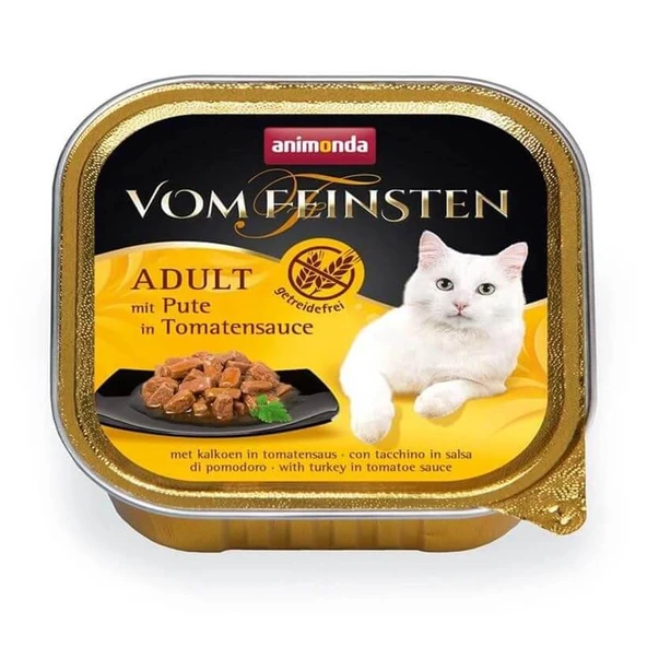 Animonda Vom Feinsten Tahılsız Domates ve Hindili Kedi Konservesi 100 Gr ürün görseli 1