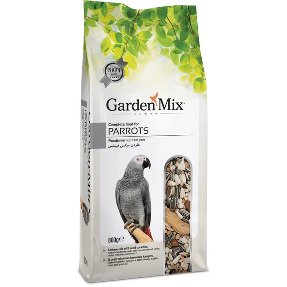 Gardenmix Platin Papağan Yemi 800 Gr ürün görseli 1