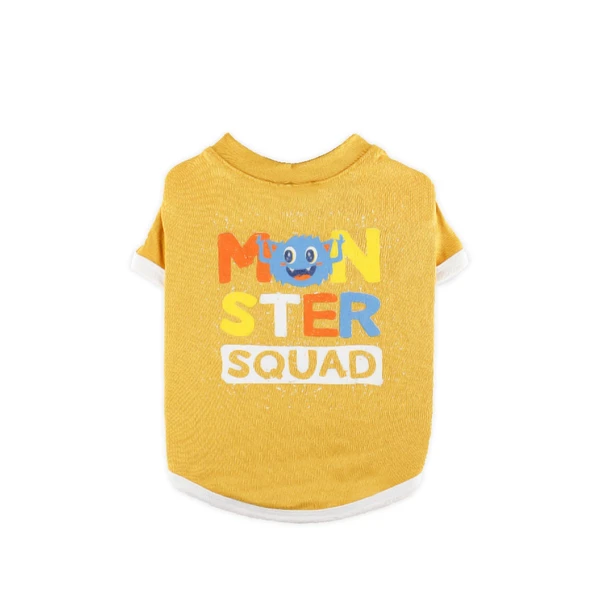 Zampa Monster Sarı Kedi Köpek T-Shirt Medium ürün görseli 1
