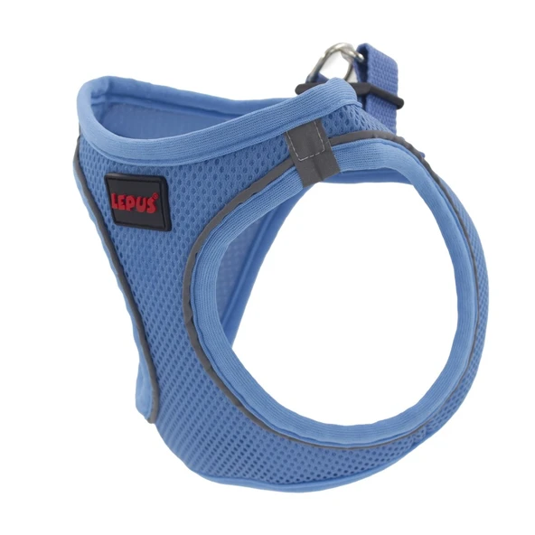 Lepus Pet Air Mesh Mavi Göğüs Tasması Medium ürün görseli 1