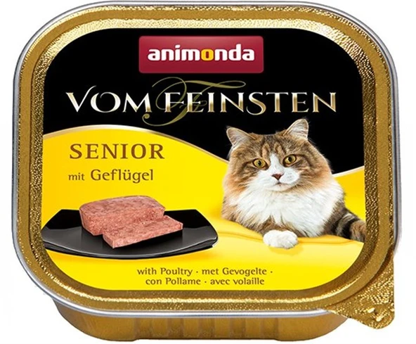 Animonda Vom Feinstein Senior Kümes Hayvanlı Yaşlı Kedi Konservesi 100 Gr ürün görseli 1
