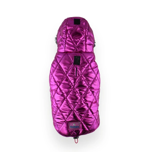Zampa Shiny Kapüşonlu Mont Fuşya Medium ürün görseli 1