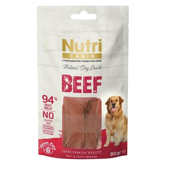 Nutri Canin Tahılsız Biftekli Köpek Ödül Maması 80 Gr ürün görseli 1