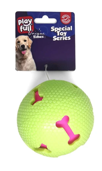 Playfull Zilli Plastik Top Köpek Oyuncağı 7,5 Cm ürün görseli 1