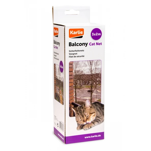 Karlıe Kedi İçin Balkon Ağı 3X2 Metre ürün görseli 1