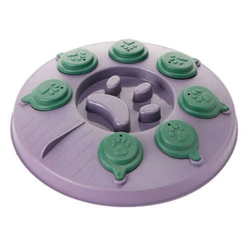 LeonPet Puzzle Dog Food Bowl İnteraktif Eğitici Köpek Oyuncağı Fuşya ürün görseli 1