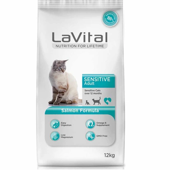 La Vital Somonlu Yetişkin Kedi Maması 12 Kg ürün görseli 1