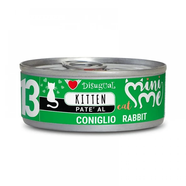 Disugual New Mını-Me 13 Kıtten Tavşan Etli Konserve Kedi Maması 85 Gr ürün görseli 1