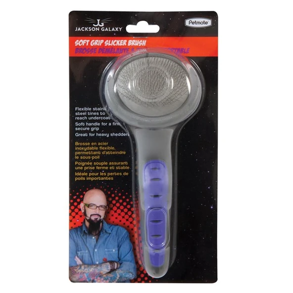 Jackson Galaxy İnce Uçlu Kedi Fırçası ürün görseli 1