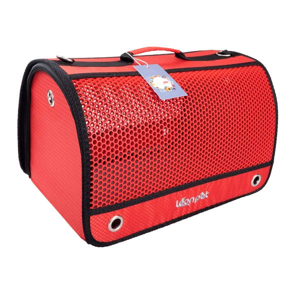 Leon Pet Air Box Kedi ve Köpek Air Taşıma Çantası Kırmızı ürün görseli 1
