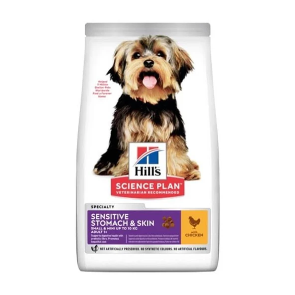 Hills Sensitive Tavuklu Küçük Irk Yetişkin Köpek Maması 1,5 Kg ürün görseli 1