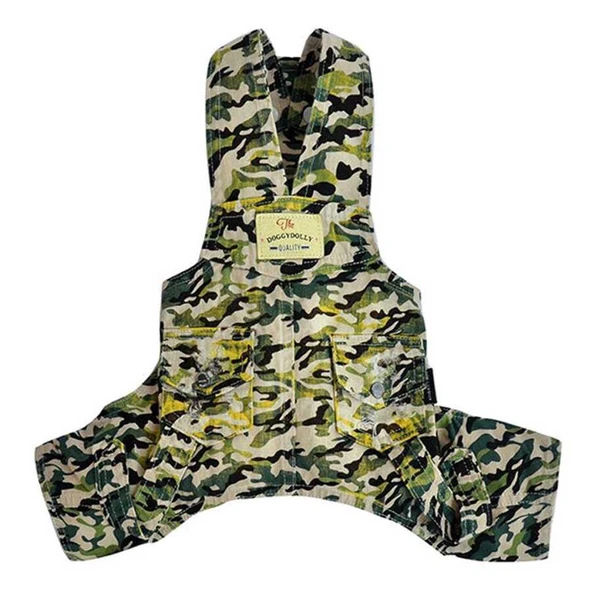 Doggy Dolly Kamuflaj Köpek Salopeti Small ürün görseli 1