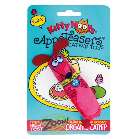 Kitty Hoots Kedi Oyuncağı Coktail Wiener Dog 10 cm ürün görseli 1