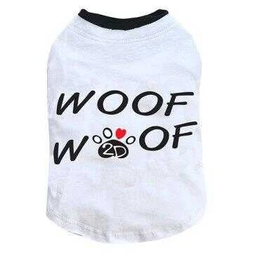 Doggy Dolly Woof Beyaz Tişört XXLarge ürün görseli 1