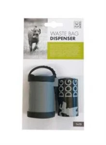 M-Pets Köpek Dişki Toplama Poşet Ve Kabi Gri-Siyah 1x15 Cm ürün görseli 1