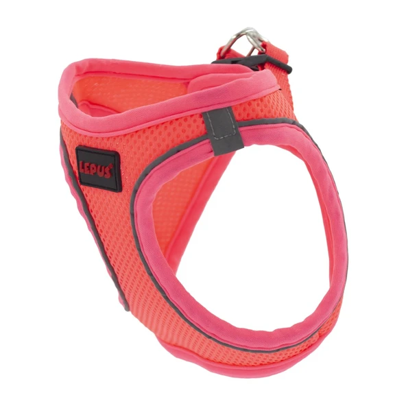 Lepus Pet Air Mesh Pembe Göğüs Tasması Small ürün görseli 1