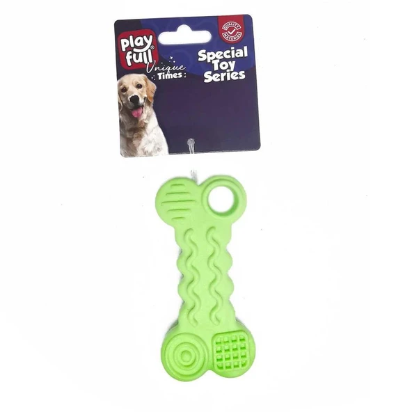 Playfull Kemik Şeklinde Köpek Oyuncağı 9,5x4,5 Cm ürün görseli 1
