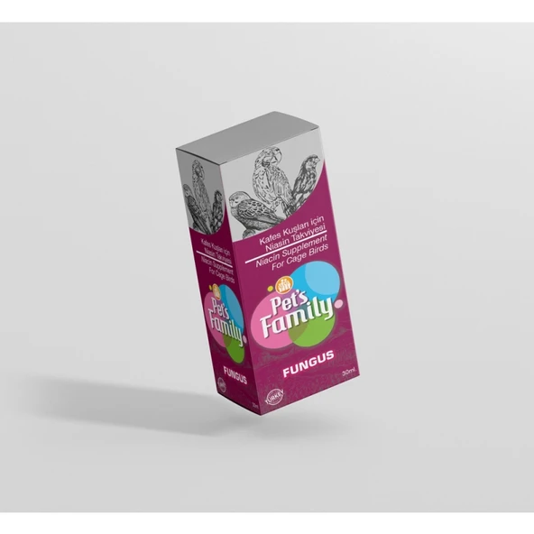 Pets Family Kuş Mantar 30 ml ürün görseli 1