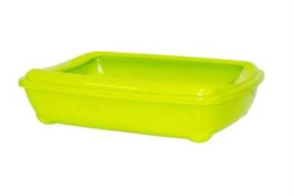 Moderna Aristo Kedi Tuvalet Kabı Ringli Büyük Sarı 42 Cm ürün görseli 1