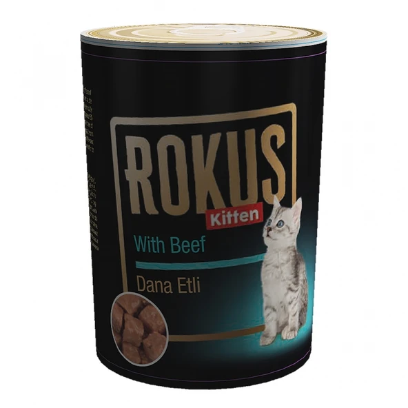 Rokus Dana Etli Yavru Kedi Konservesi 410 Gr ürün görseli 1