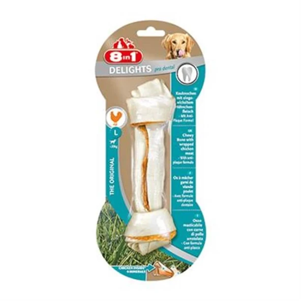 8in1 Delights ProDental Köpekler İçin Ağız Bakım Kemiği Large ürün görseli 1