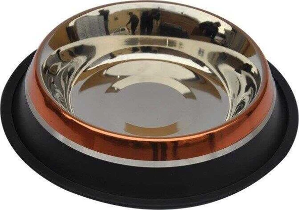 Zampa Kedi ve Köpek Kaymaz Tabanlı İki Renkli Mama Su Kabı 24 oz ürün görseli 1