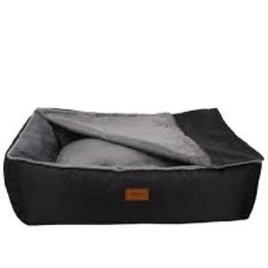 Lepus Winter Bed Kedi Köpek Yatağı Siyah Large ürün görseli 1