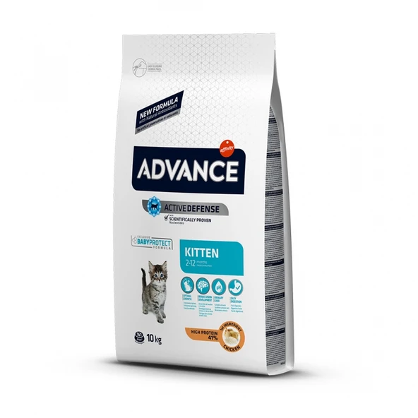 Advance Cat Kitten Tavuklu Pirinçli Yavru Kedi Maması 10 Kg ürün görseli 1