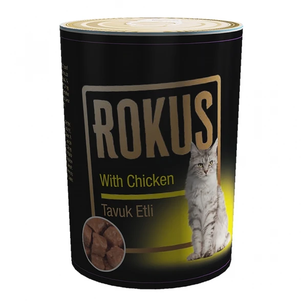 Rokus Tavuk Etli Kedi Konservesi 410 Gr ürün görseli 1