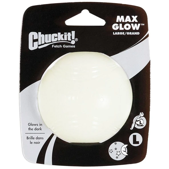 Chuckit! Max Glow Gece Parlayan Köpek Oyun Topu (Büyük Boy) ürün görseli 1