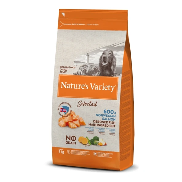 Natures Variety Dog No Selected Medium Max Adult Norw Salmon 2 Kg ürün görseli 1