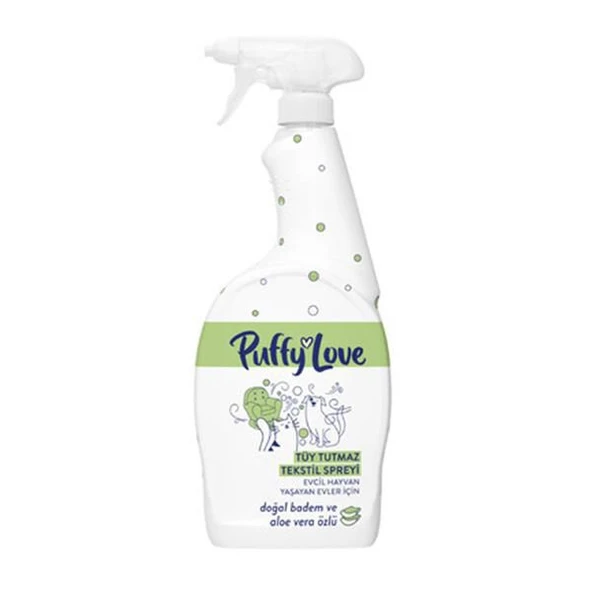 Puffy Love Hayvan Dostu Tüy Tutmaz Tekstil Spreyi 750 ml ürün görseli 1