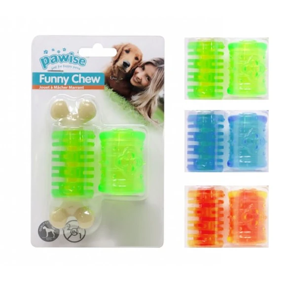 Pawise Funy Chew 2 in 1 Lastik Köpek Oyuncağı ürün görseli 1