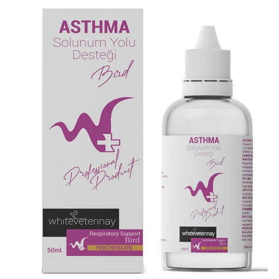 Whiteveterinay Asthma Bird Kuşlar İçin Solunum Yolu Desteği 50 ml ürün görseli 1