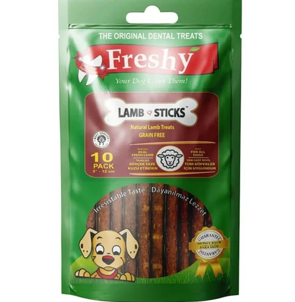 Freshy Lamb Sticks Tahılsız Kuzulu Çubuk Köpek Ödülü 100 Gr ürün görseli 1