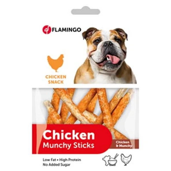 Flamingo Munchy Sticks Tavuk Etli Köpek Ödül Çubuğu 80 Gr ürün görseli 1