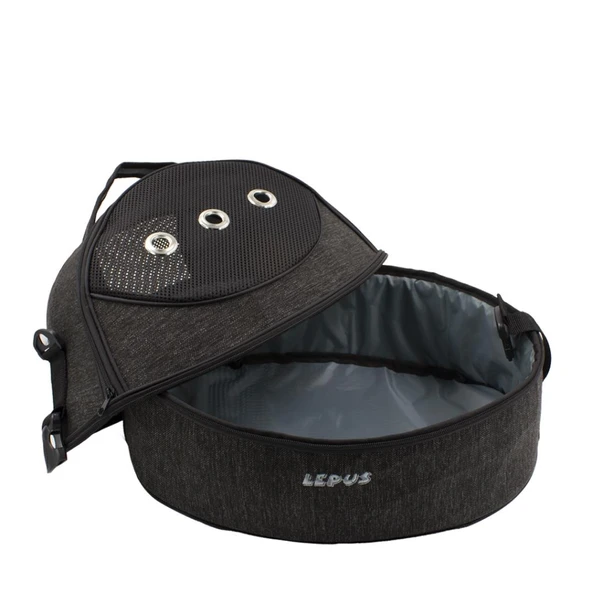 Lepus Üç Fonksiyonlu Kedi ve Köpek Ufo Bag Çanta Siyah 48x32x45 Cm ürün görseli 1
