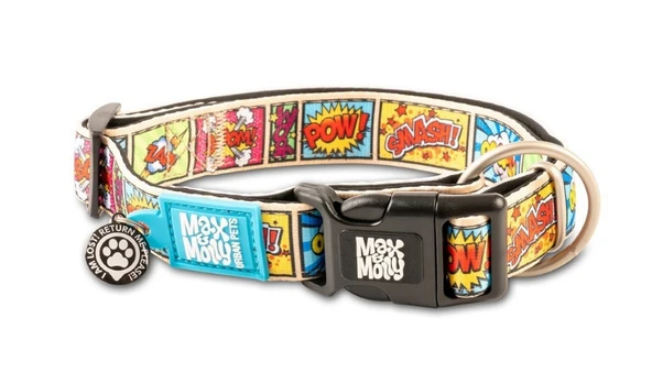 Max Molly Smart ID Comic Boyun Tasması Medium ürün görseli 1