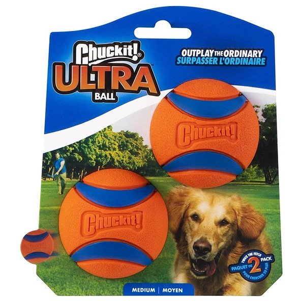 Chuckit Ultra Ball 2'li Köpek Oyun Topu Orta Boy Boy ürün görseli 1