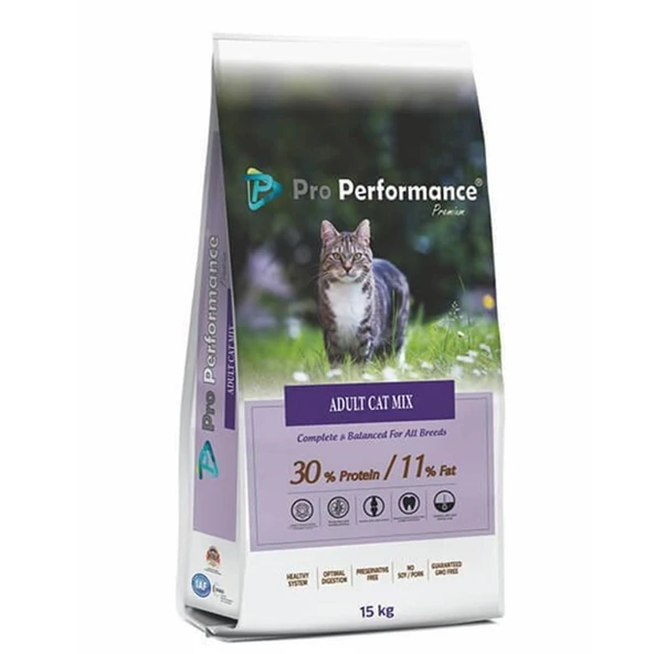 Pro Performance Premium Adult Cat Mix 15 Kg ürün görseli 1