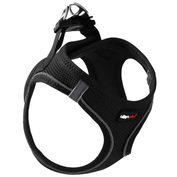 Leon Pet Air Mesh Siyah Göğüs Tasması Large ürün görseli 1