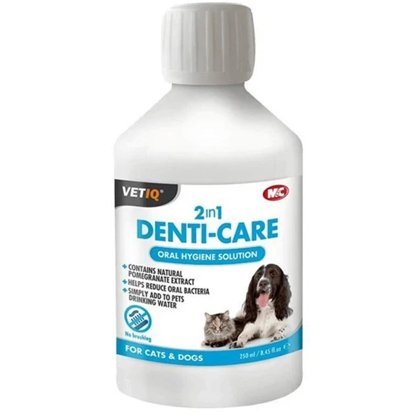 MC VetIQ 2in1 Denti Care Kedi Köpek Ağız ve Diş Bakım Solüsyonu 250 Ml ürün görseli 1