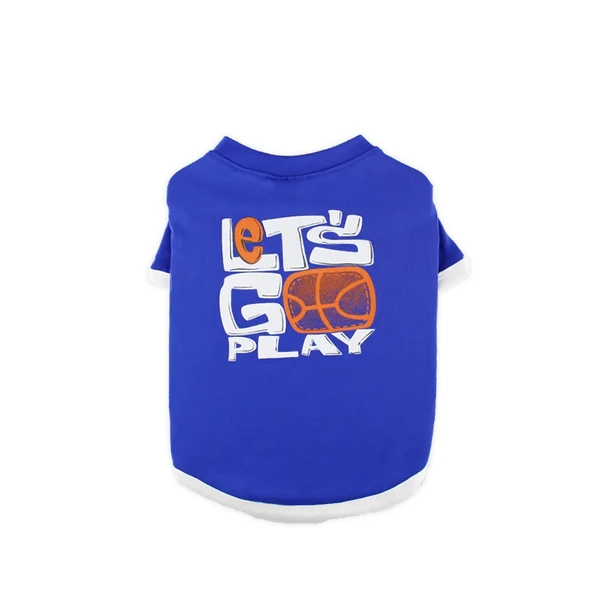 Zampa Let's Go Play Saks Mavisi Kedi Köpek T-Shirt Large ürün görseli 1