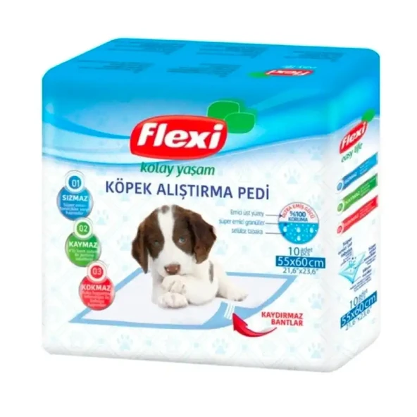Flexi Ultra Emici Kaydırmaz Bantlı Köpek Çiş Alıştırma Pedi 30x60 Cm ürün görseli 1