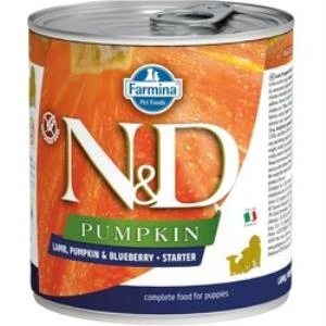 N&D Mini Balkabaklı Kuzulu Starter Yavru Köpek Konservesi 285 Gr ürün görseli 1